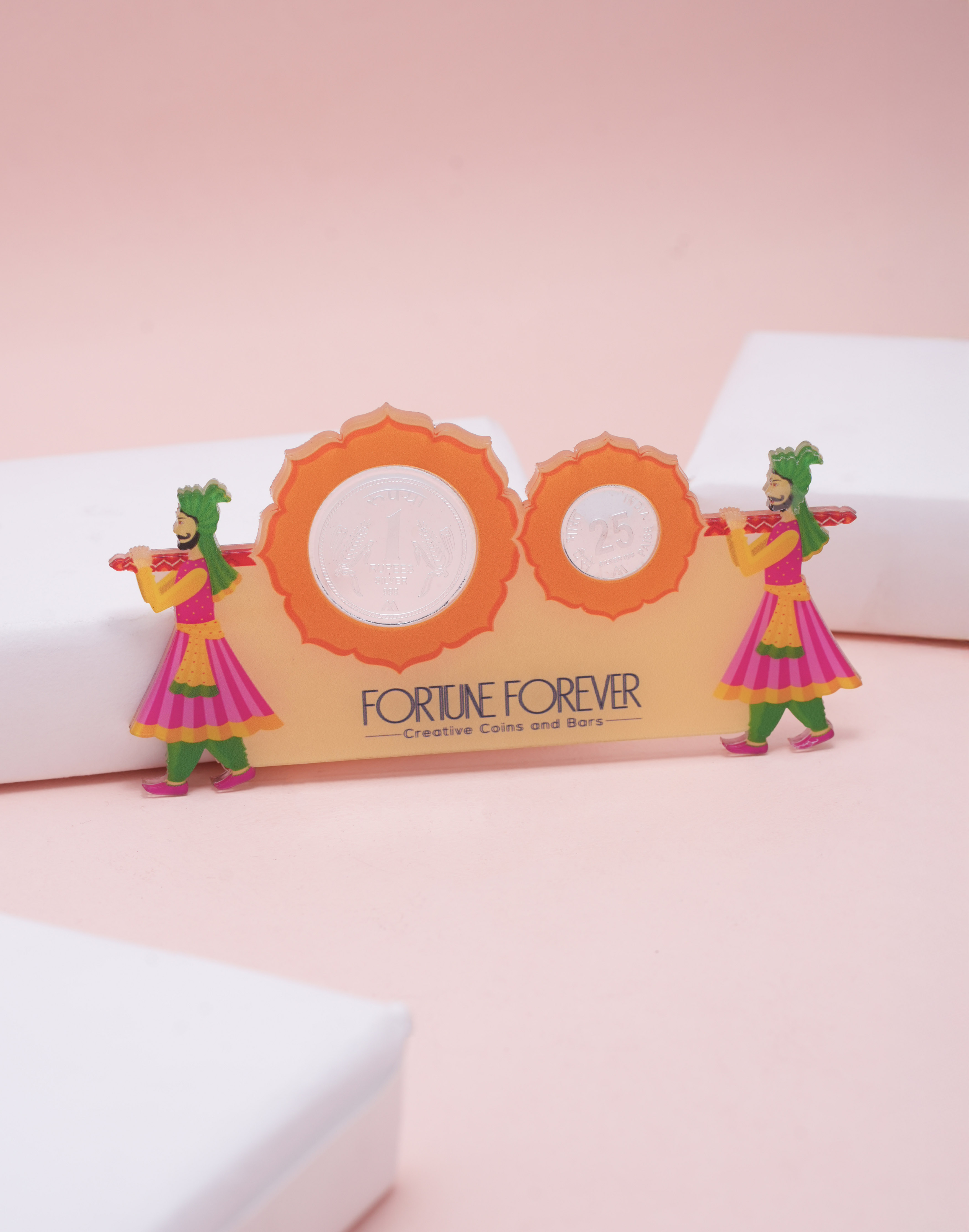 Folk Celebration Silver Coin Gift