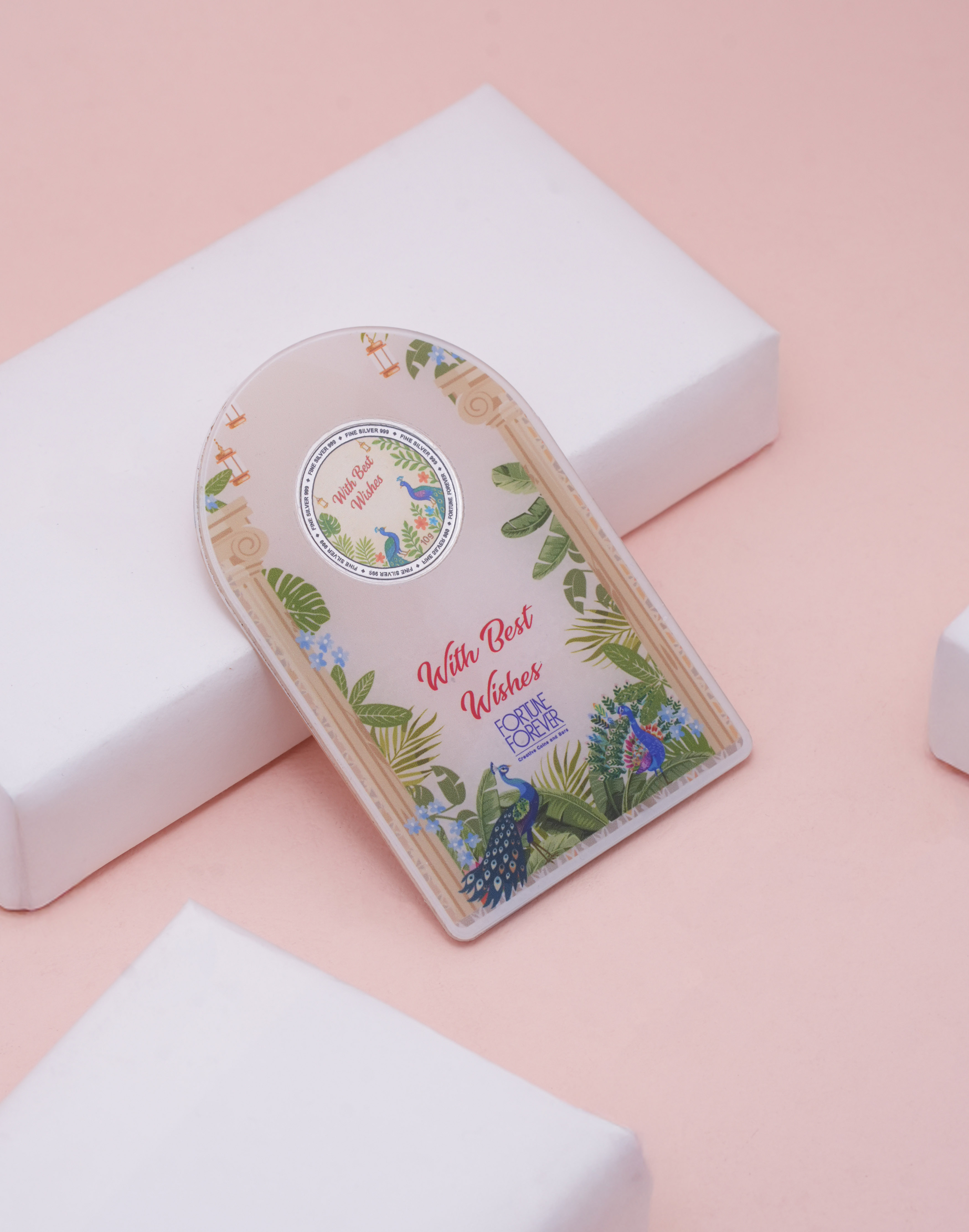 Royal Peacock Silver Coin Gift